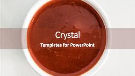  Presentation with bbq - Beautiful slide set featuring savor - bbq sauce backdrop and a  colored foreground