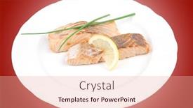  Presentation with salmon grilled fish salmon grilled - 