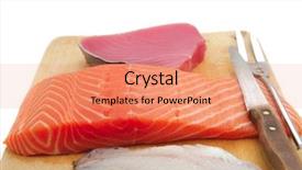  Presentation with lemons - Presentation having savory whole fried sunfish over plate with tomatoes lemons and peppers background and a coral colored foreground