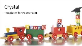  Presentation with black child - Cool new slide deck with is topped with a black backdrop and a white colored foreground