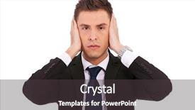  Presentation with hear - Amazing PPT theme having say no - business man in the hear backdrop and a dark gray colored foreground