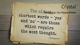  Presentation with philosopher - Beautiful slides featuring say no paper - top-25 pythagoras greek philosopher mathematician backdrop and a mint green colored foreground