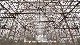  Presentation with scaffolding - Amazing PPT theme having scaffolding stage china bamoo opera backdrop and a gray colored foreground