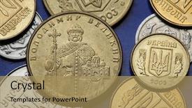  Presentation with church tithes - PPT layouts enhanced with scale model of the church background and a coral colored foreground