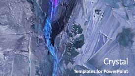  Presentation with oil and gas - Amazing slide deck having scale original abstract oil painting backdrop and a ocean colored foreground