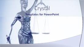  Presentation with legal - Amazing slides having scales-of-justice-and-gavel backdrop and a sky blue colored foreground