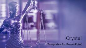  Presentation with law books - PPT layouts consisting of scales-of-justice-legal-law background and a violet colored foreground