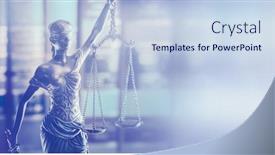  Presentation with law books - Cool new slides with scales-of-justice-legal-law backdrop and a lemonade colored foreground