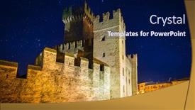  Presentation with lake sebu philippines - Cool new theme with scaligero-castle-over-the-garda backdrop and a navy blue colored foreground