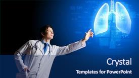  Presentation with hand touching finger digital - Colorful slide deck enhanced with young man cycling on a rural road through green summer meadow during sunset backdrop and a ocean colored foreground