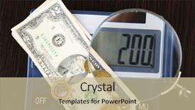  Presentation with scandal - Cool new slide set with scandal crime - fraud concept with magnifier backdrop and a mint green colored foreground