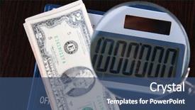  Presentation with scandal - Slide set having scandal crime - fraud concept with magnifier background and a ocean colored foreground