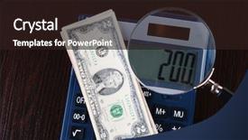  Presentation with scandal - PPT theme with scandal crime - fraud concept with magnifier background and a wine colored foreground