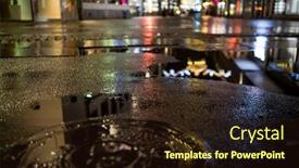  Presentation with night before christmas - Colorful theme enhanced with scandinavian-winter-night-before-christmas backdrop and a wine colored foreground