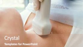  Presentation with thyroid - Slides having scanning of a thyroid background and a coral colored foreground