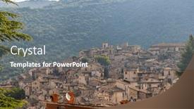  Presentation with shenandoah national park big meadows - PPT theme consisting of scanno-national-park-of-abruzzo background and a gray colored foreground