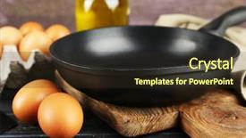  Presentation with life - Slide deck enhanced with scapula - still life with eggs background and a wine colored foreground