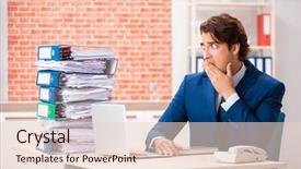  Presentation with elegant man in glasses optics - Theme featuring scared audit - young elegant man unhappy background and a lemonade colored foreground