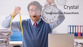  Presentation with unhappy - Audience pleasing PPT layouts consisting of scared audit - young handsome employee unhappy backdrop and a light gray colored foreground