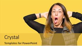  Presentation with praying hands on open bible - Amazing slides having scared with hands on head backdrop and a  colored foreground