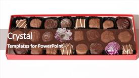  Presentation with eye glass - PPT layouts enhanced with scarey - real antique glass eye background and a tawny brown colored foreground