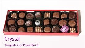  Presentation with eye glass - Audience pleasing PPT theme consisting of scarey - real antique glass eye backdrop and a sky blue colored foreground