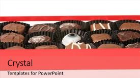  Presentation with eye glass - Slides featuring scarey - real antique glass eye background and a coral colored foreground