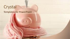  Presentation with health insurance concept - Presentation theme enhanced with scarf and pills health insurance background and a lemonade colored foreground