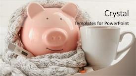  Presentation with swine flu - Colorful presentation theme enhanced with scarf and pills swine flu backdrop and a lemonade colored foreground