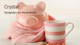  Presentation with swine flu - Audience pleasing PPT theme consisting of scarf and pills swine flu backdrop and a lemonade colored foreground