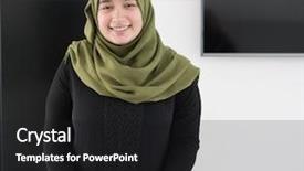  Presentation with arabic - Audience pleasing slide deck consisting of scarfs dubai - beautiful young arabic female indoors backdrop and a black colored foreground