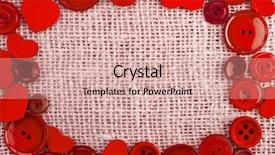  Presentation with scarlet letter - Cool new PPT theme with scarlet letter - border frame of red buttons backdrop and a lemonade colored foreground