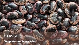  Presentation with runner - Amazing slides having scarlet runner beans backdrop and a tawny brown colored foreground
