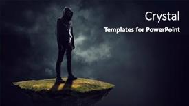  Presentation with creepy - PPT layouts featuring scary-and-creepy-male-monster background and a wine colored foreground