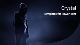  Presentation with creepy - Slide deck featuring scary-and-creepy-male-monster background and a  colored foreground