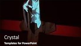  Presentation with nun - Theme with scary-devilish-possessed-nun-holds background and a black colored foreground