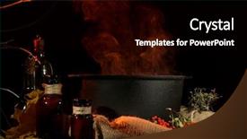  Presentation with scary halloween - Presentation theme with life science spelling still - scary halloween laboratory on dark background and a black colored foreground