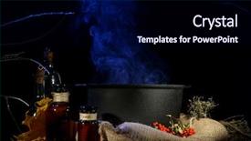  Presentation with scary - Slide deck consisting of life science spelling still - scary halloween laboratory on dark background and a navy blue colored foreground