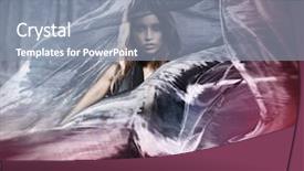  Presentation with scary vampire - Amazing theme having scary lady - halloween photo of young attractive backdrop and a gray colored foreground