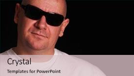  Presentation with black men - Cool new presentation theme with scary men - intimidating looking security bouncer guy backdrop and a  colored foreground