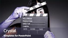  Presentation with scary movie - Presentation theme consisting of nature people and animals equestrian background and a coral colored foreground