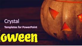  Presentation with illuminated - Slides featuring scary times - digital image of time background and a wine colored foreground