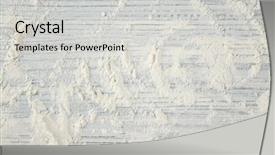  Presentation with wooden lighting - Amazing presentation theme having scattered flour on light wooden backdrop and a  colored foreground