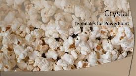  Presentation with simple - Audience pleasing slide set consisting of scattered simple popcorn texture background backdrop and a coral colored foreground