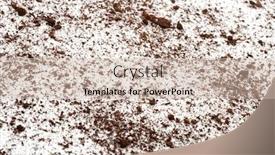  Presentation with soil - PPT layouts having scattered-soil-on-a-white background and a soft green colored foreground
