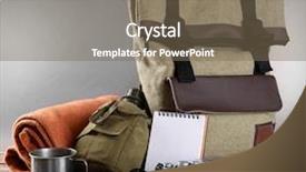  Presentation with traveler - Amazing slide deck having scavenger hunt - traveler set backdrop and a violet colored foreground