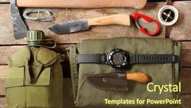  Presentation with traveler - Slide set having scavenger hunt - traveler set background and a tawny brown colored foreground