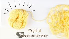  Presentation with white sheet - Theme enhanced with sceins - symbol of idea as light background and a  colored foreground