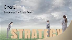  Presentation with strategy plan - Theme with scenario - concept of strategy plan idea background and a  colored foreground