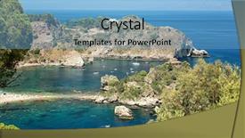  Presentation with near furnace creek in death - Presentation theme consisting of scenary - isola bella beach near taormina background and a  colored foreground